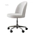 Inès Velvet Office Swivel Chair 3D model small image 4