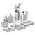 Sleek Bathroom Decor Set | 3D-Ready 3D model small image 6