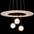 Sleek Ring Chandelier SVENDA Small 3D model small image 4
