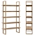 Dantone Home Oak Open Shelving 3D model small image 1