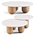 Greek-inspired Nesting Column Tables 3D model small image 1