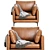 Contemporary Adams Armchair Design 3D model small image 4