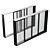 Modern Sliding Metal Windows-Doors 3D model small image 4