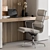 Home Office Furniture Set 3D model small image 4