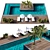 Iridescent Pool Water Simulation 3D model small image 1