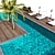 Iridescent Pool Water Simulation 3D model small image 4