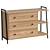  Modern 3-Drawer Dresser, Realistic UVs 3D model small image 1