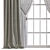 Title: Rego Fabric Curtain Mesh 3D model small image 2