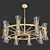 Bennington 16-Light Chandelier, 114 cm 3D model small image 1