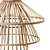 Bamboo Pendant Shade by Madam Stoltz 3D model small image 3