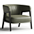 Poltrona Frau DUO Armchair Model 3D model small image 4