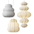 Exquisite Japanese Paper Lanterns 3D model small image 1