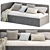 Romack Möbel Gray Rafael Sofa Bed 3D model small image 1