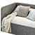 Romack Möbel Gray Rafael Sofa Bed 3D model small image 4