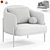 Elegant Oxford Armchair by Capitalcollection 3D model small image 6