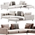 Marac Lione Corner Sofa: Modern Elegance 3D model small image 1