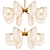 Elegant Chandelier GAUTE 3D model small image 1