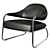 Contemporary Bauhaus-inspired Lolla Armchair 3D model small image 1