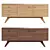 Modern Elegant CROSS Sideboard Model 3D model small image 2