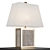 Sleek Grey Table Lamp 3D model small image 3