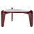 Modern Triangular End Table with 4 Colors 3D model small image 2