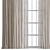 Mesh Patterned Curtain Design 3D model small image 2