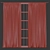 Mesh Patterned Curtain Design 3D model small image 4