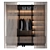 Modern Entryway Wardrobe with Decor 3D model small image 1
