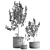 Ceramic Pot Trio Set 3D model small image 4