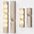 Marble Rectangular Dash Wall Sconce 3D model small image 1