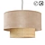 Boheme Textile Pendant Light 3D model small image 1