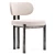 Bay Upholstered Metal Chair, 3D 3D model small image 2