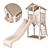 Beach House Climbing Frame by AXI 3D model small image 3