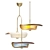 Ethereal Brass Pendant Light 3D model small image 4