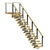 Viewrail 3 Staircase Set 3D model small image 5