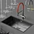 Customizable Sink and Faucet Set 3D model small image 16