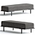 Modern and Stylish Bench by USONA 3D model small image 1
