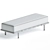 Modern and Stylish Bench by USONA 3D model small image 3