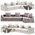 Sleek Clay Sofa 2015 Model 3D model small image 2