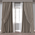  812 Curtain Fbx Vray 3D model small image 1