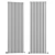 Designer Vertical Electric Radiator 3D model small image 1