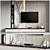 Modern TV Wall 40 Stand 3D model small image 1