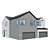 Low Poly American House 08 3D model small image 3