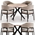 Modern Dining Set 61 Furniture 3D model small image 1