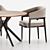 Modern Dining Set 61 Furniture 3D model small image 3