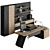 Executive Boss Desk 513 3D model small image 2