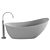 Luxury Marina Bathtub - White 3D model small image 4