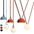 Modern Elegance Pendant Lighting 3D model small image 1