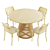 Modern Dining Set - 822/ Jeanette 3D model small image 2