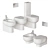 Galassia M2 55 Ceramic WC 3D model small image 1